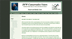 Desktop Screenshot of dfwconservativevoters.net